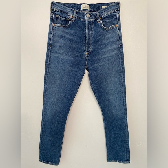 Citizens of Humanity Charlotte High Rise Straight Jeans - Picture 3 of 12